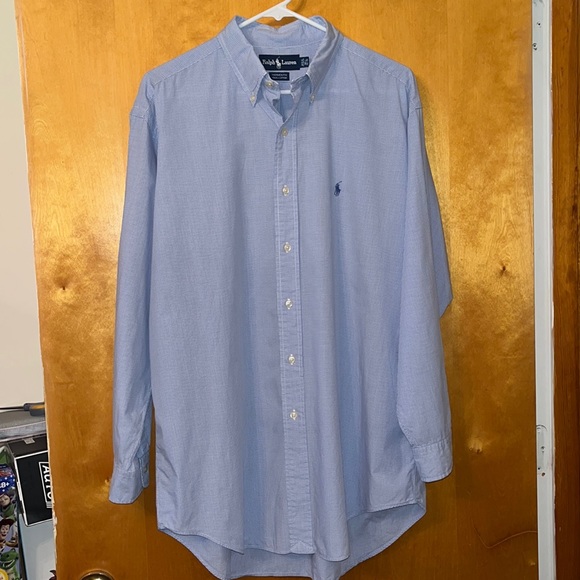 Ralph Lauren YARMOUTH long sleeve button down shirt, men's size L / eaa526813